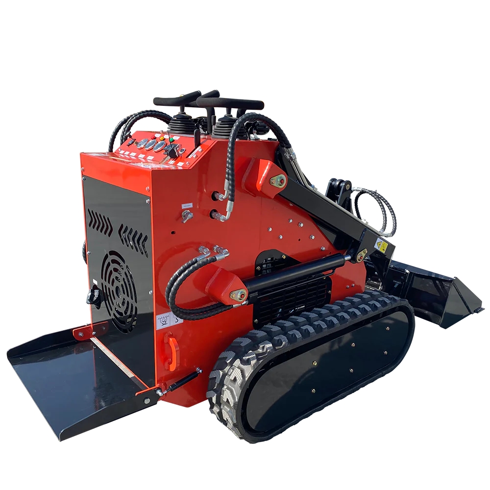 AGT Industrial LRT23 Mini Skid Steer Track Loader 23HP Gas EPA Electric Start