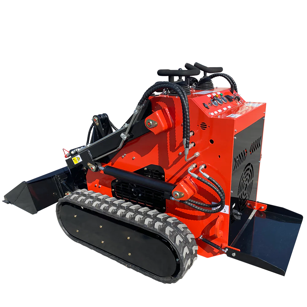 AGT Industrial LRT23 Mini Skid Steer Track Loader 23HP Gas EPA Electric Start