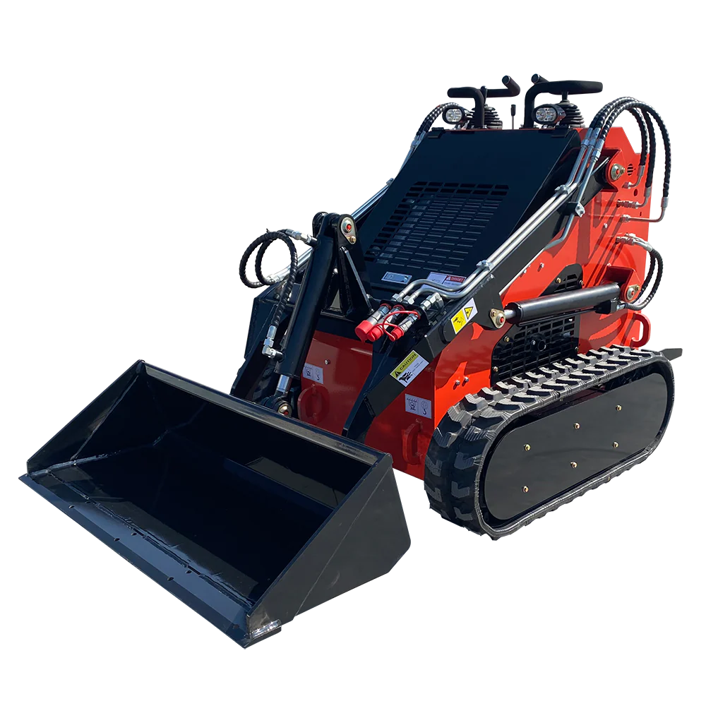 AGT Industrial LRT23 Mini Skid Steer Track Loader 23HP Gas EPA Electric Start