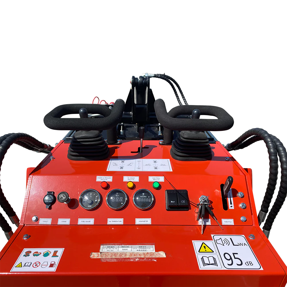 AGT Industrial LRT23 Mini Skid Steer Track Loader 23HP Gas EPA Electric Start