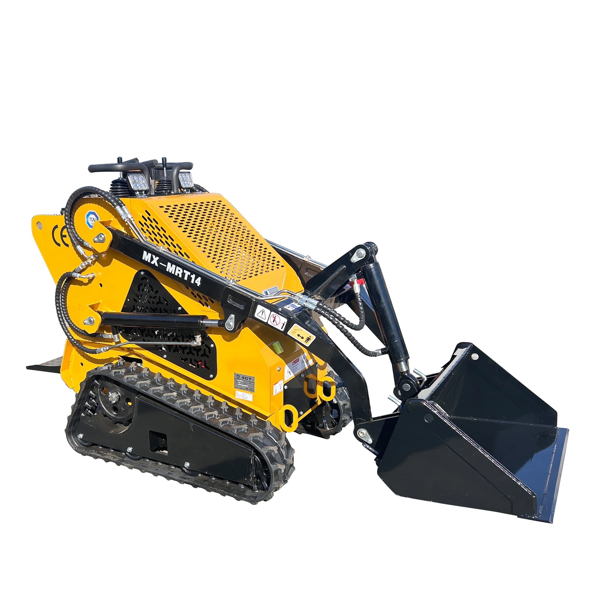 AGT-MX-MRT14. 0.7 Ton 13.5HP Stand-On Skid Steer Track Loader