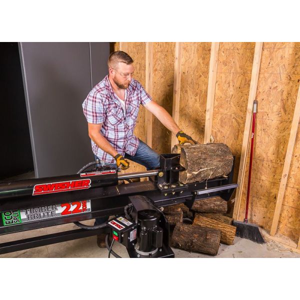 Swisher 22 Ton Timber Brute Eco Split 120 Volt Electric Full Frame Log Splitter