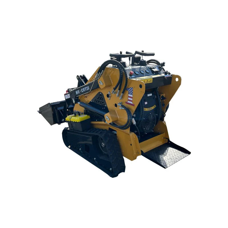 AGT 0.7 Ton 24HP Stand-On Skid Steer Track Loader Crawler