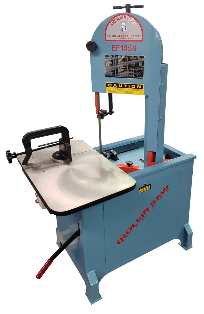 Roll-In Saw EF1459 110V/220V/440V 1PH/3PH 14.5-Inch by 9-Inch American Dual Purpose Gravity-Fed Vertical Band Saw