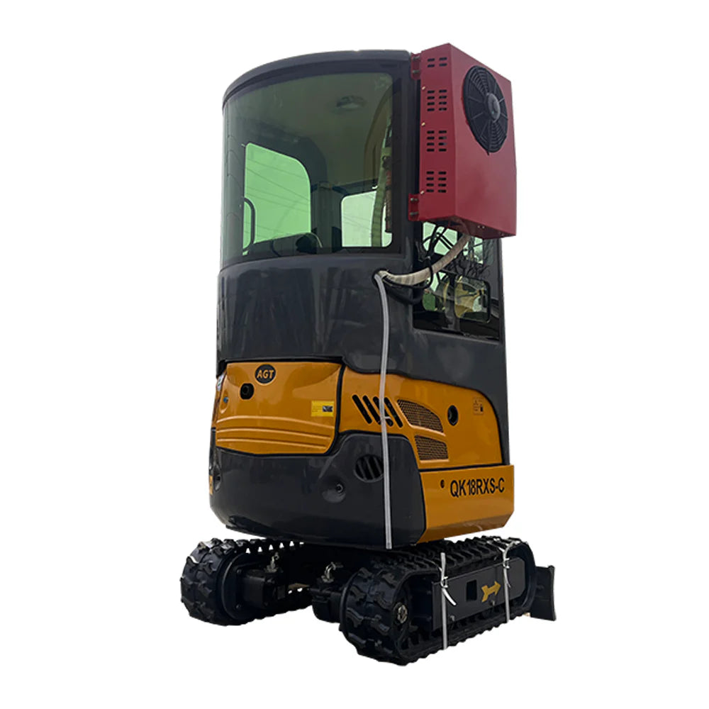 AGT KH18- C 1-ton Excavator, With Air Conditioning, Side Swing and Enclosed Cab